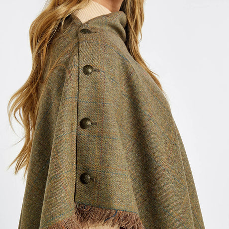 Dubarry Womens Hazelwood Tweed Poncho #colour_burren