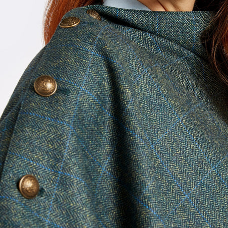 Dubarry Womens Hazelwood Tweed Poncho #colour_mist