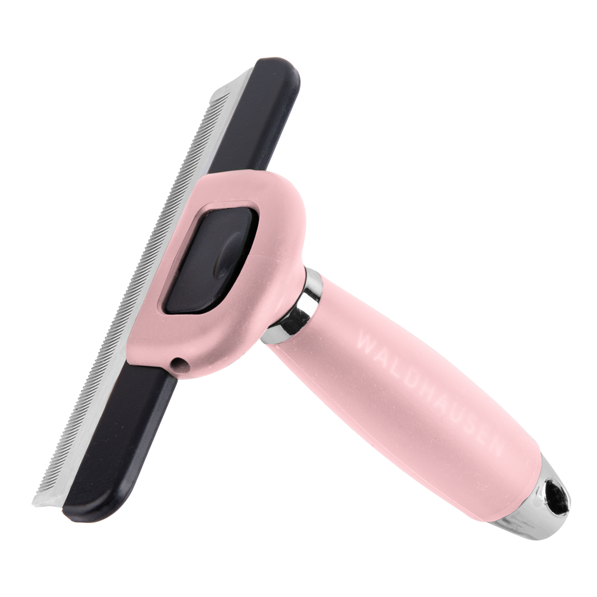 Waldhausen Deshedding Comb with Gel Handle, XL #colour_linnea-pink