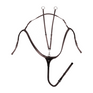 Waldhausen X-Line Breastplate with Long Bridge #colour_brown