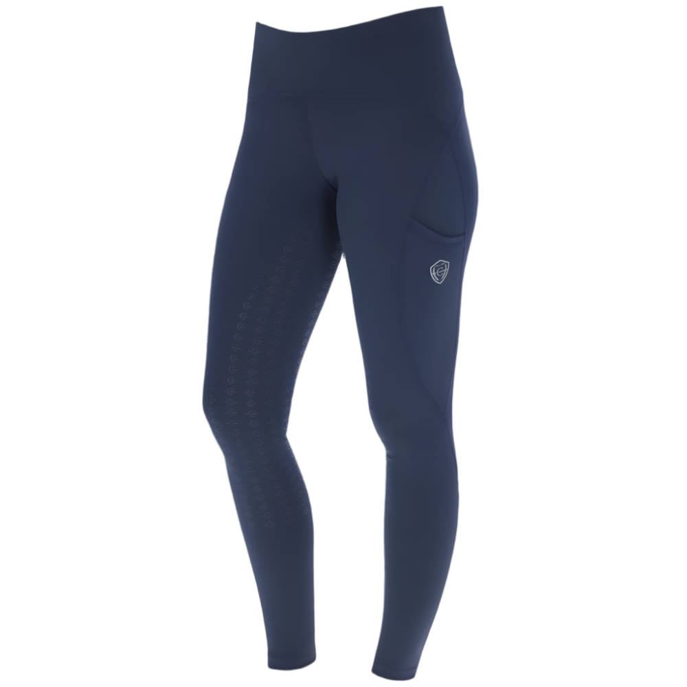 Covalliero Children's Riding Tights #colour_dark-navy