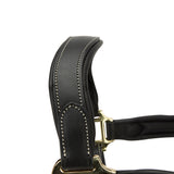 Shires Velociti Lusso Lorca Leather Headcollar #colour_black