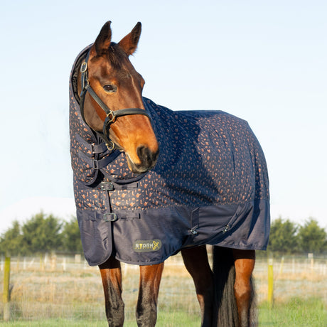 StormX Original Country 200 Combi Turnout Rug #colour_navy