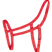 Waldhausen Grazing Halter #colour_red
