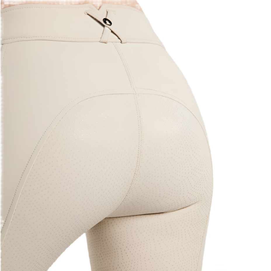 Montar Megan Full Seat Breeches with Phonepockets #colour_light-silver-grey