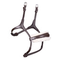 Shires Velociti Rapida Rolled Fleece Noseband #colour_havana
