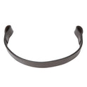 Shires Velociti Lusso Flat Browband #colour_havana