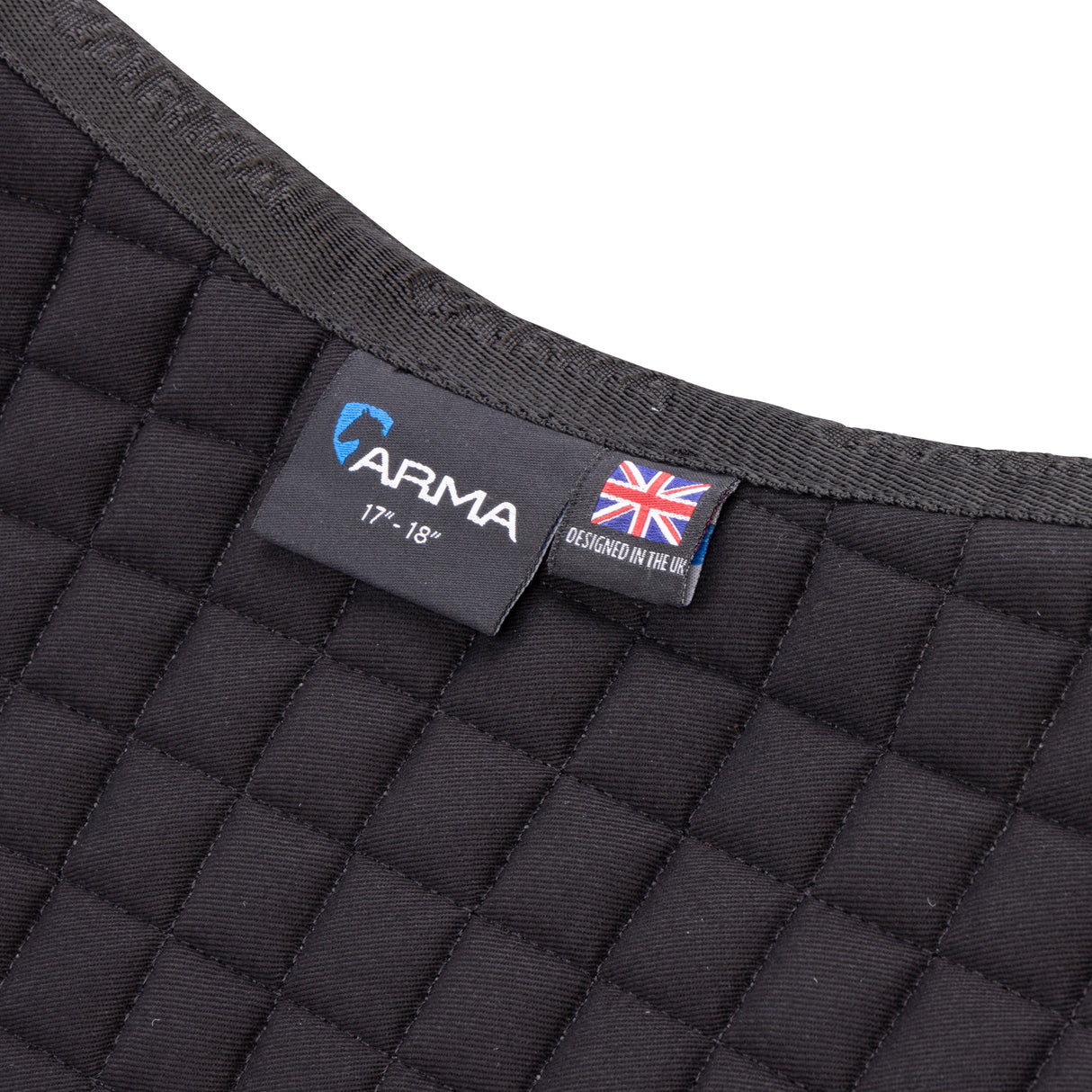 Shires ARMA Deluxe Cotton Numnah #colour_black