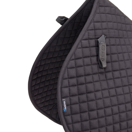 Shires ARMA Deluxe Cotton Jump Saddlecloth #colour_black