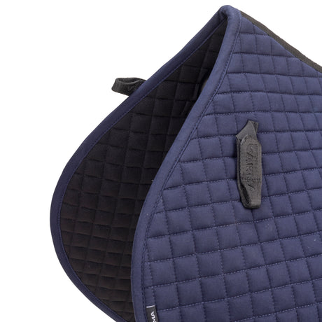 Shires ARMA Deluxe Cotton Jump Saddlecloth #colour_navy