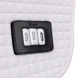 Shires ARMA Numbered Saddlecloth #colour_white