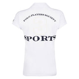 HV Polo Favouritas EQ Children's Short Sleeve Polo Shirt #colour_white 