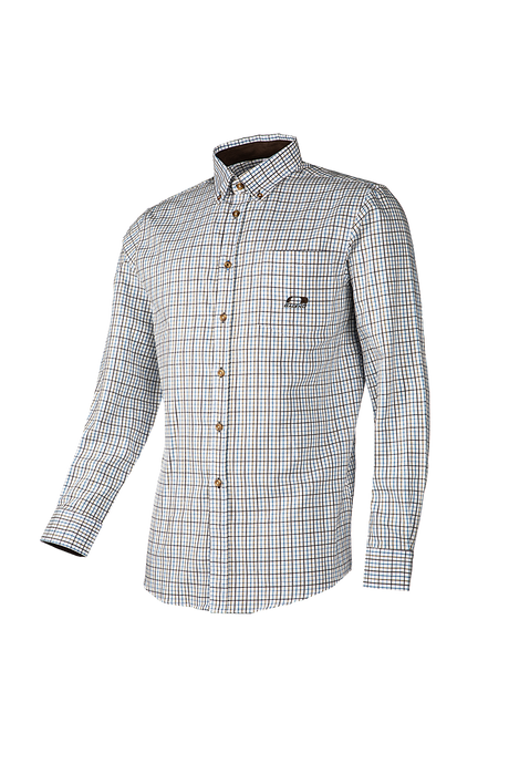 Baleno Berkley Mens Stylish Shirt #colour_check-sand-blue