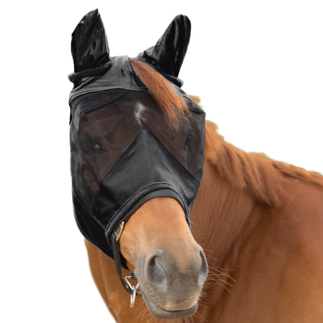 Waldhausen Premium 3-in-1 Fly Mask #colour_black