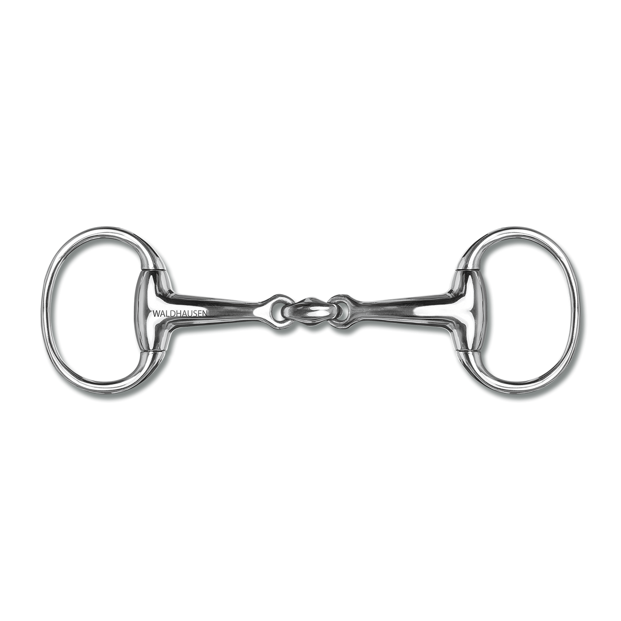 Waldhausen Double Jointed Eggbutt Snaffle Bit