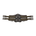 Stubben Equi-Soft® Saddle Girth with Cover - Ebony #colour_vachette-leather-ebony