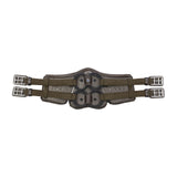 Stubben Equi-Soft® Saddle Girth with Cover - Ebony #colour_vachette-leather-ebony