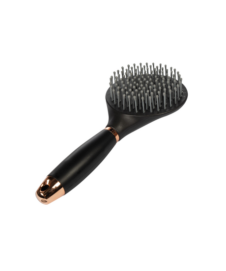 HKM Mane and Tail Brush -Gel- #colour_black-rose-gold