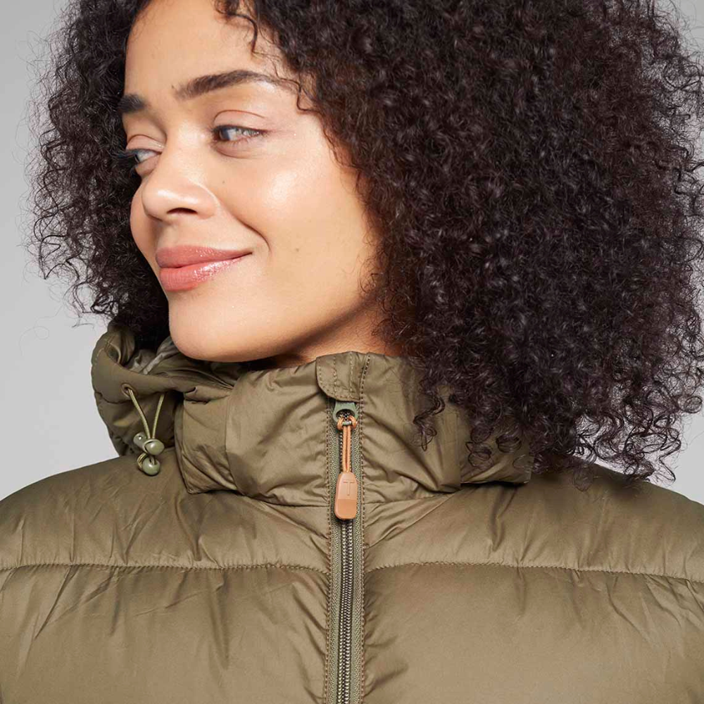 Toggi Elevation Padded Long Coat #colour_khaki