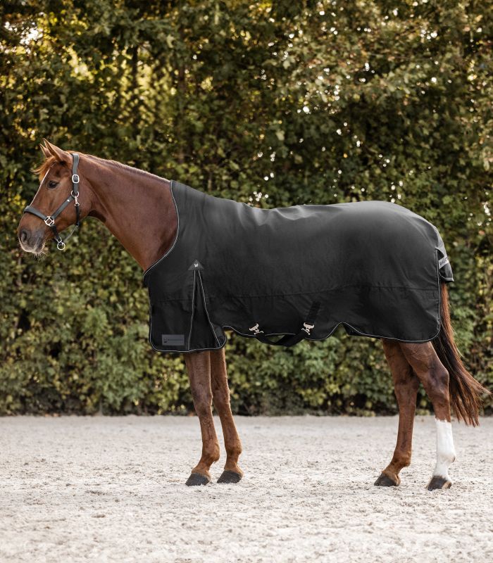 Waldhausen Arctic High Neck Light Turnout Rug #colour_black