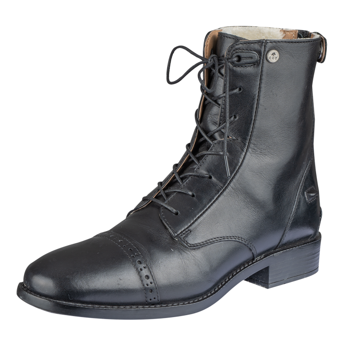 E.L.T Belfort Ladies Winter Lace-Up Boots #colour_black