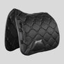 Montar Flow Logo Quilted Dressage Saddle Pad #colour_black