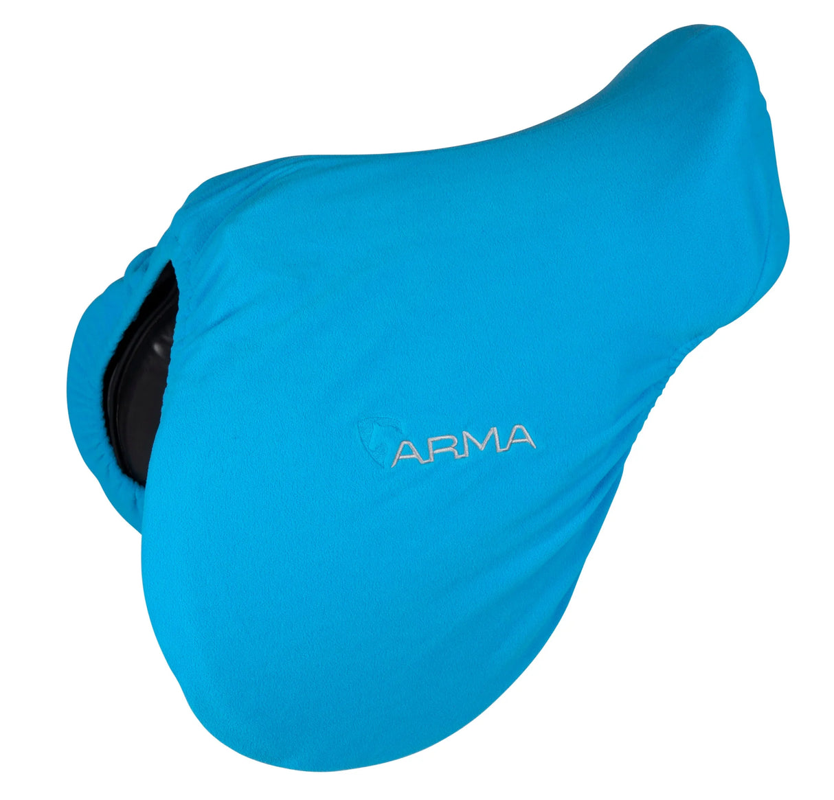 Shires ARMA Fleece Saddle Cover #colour_bright-blue