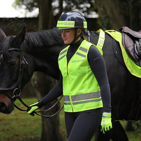 Shires EQUI-FLECTOR® Child Safety Vest #colour_yellow