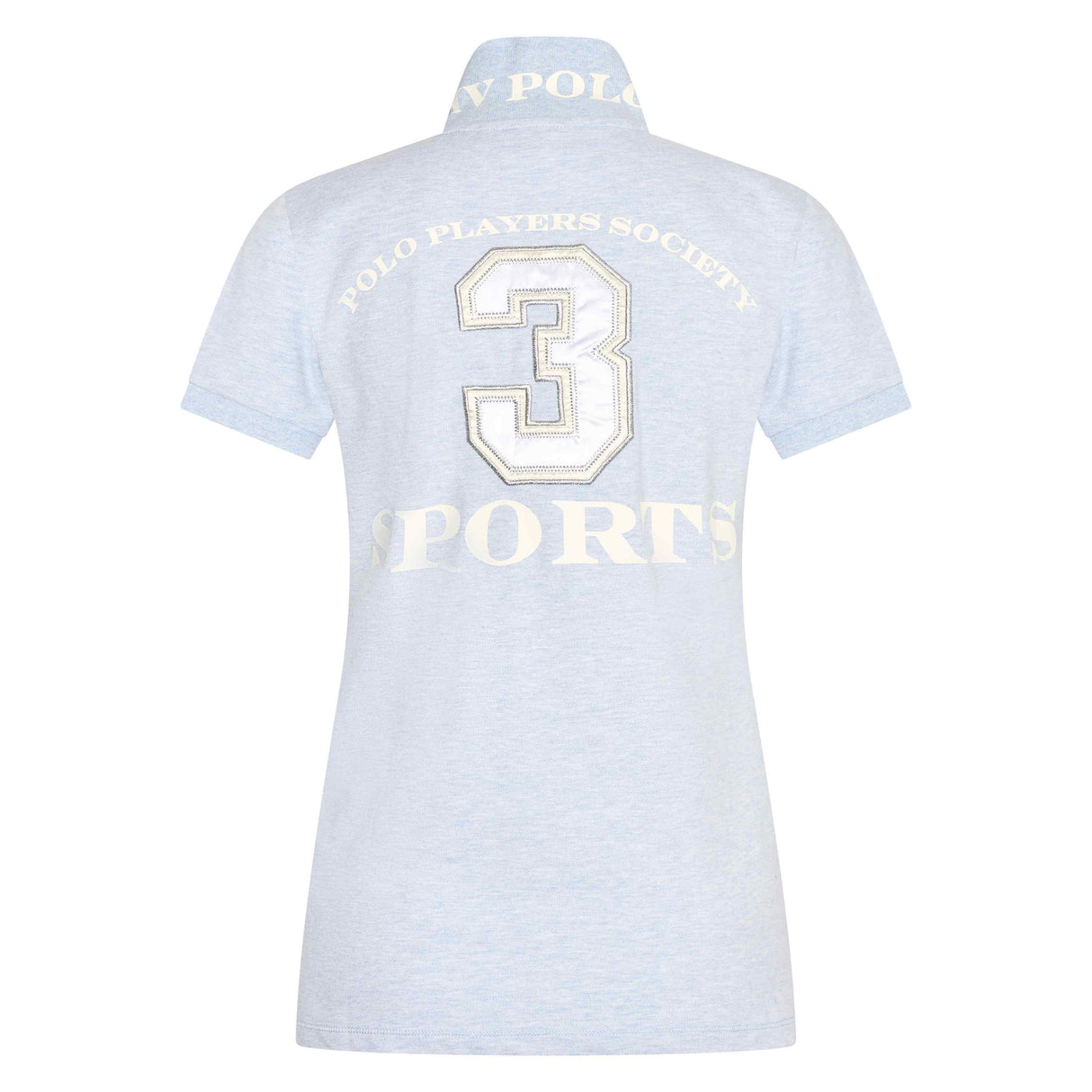 HV Polo Favouritas EQ Children's Short Sleeve Polo Shirt #colour_cloud-melange