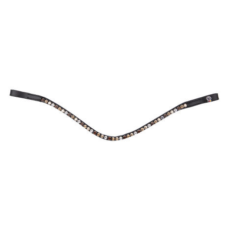 Waldhausen X-line Glam Browband #colour_black-brown-gold-beige-silver