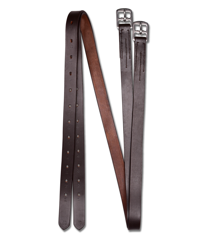 Waldhausen X-Line 25mm Stirrup Leathers #colour_brown