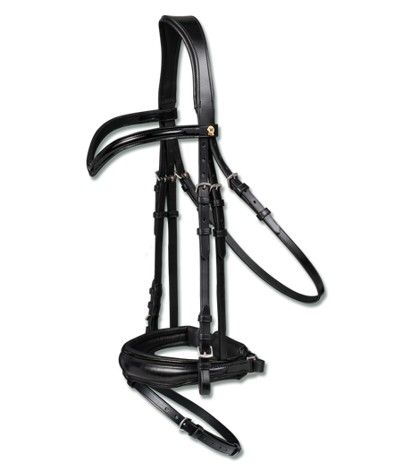 Waldhausen S-Line Patent Leather Bridle Blackshine #colour_black