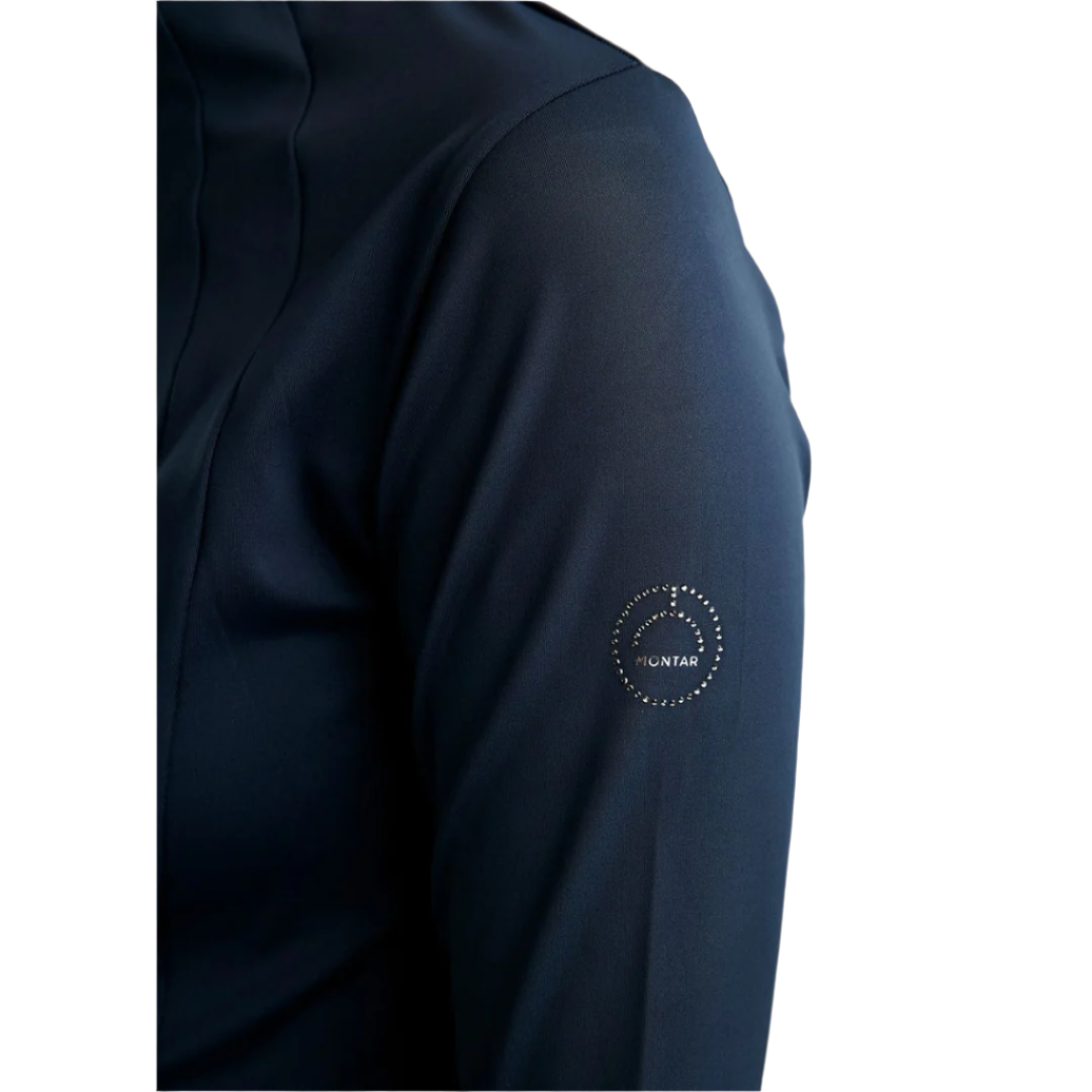 Montar MoGloria Full Zip Jacket Caviar Tape #colour_navy