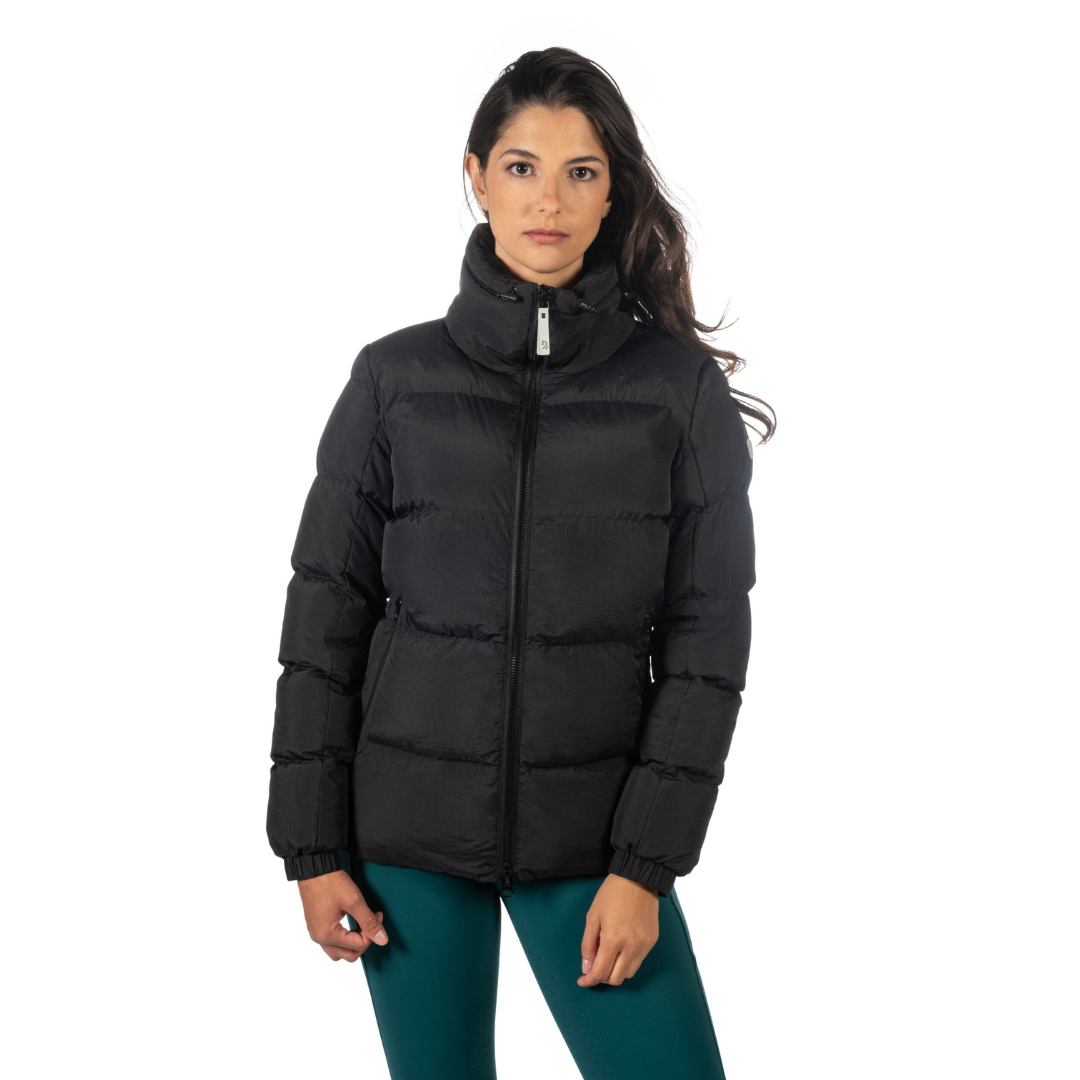 HKM Women's Quilted Jacket -Livigno- #colour_black