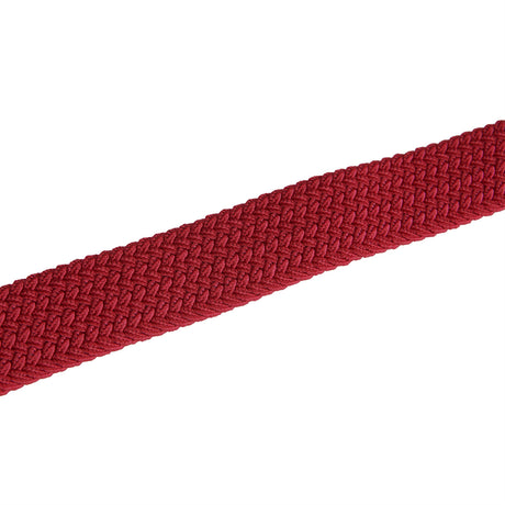 Equestro Elasticized Belt Crossed Pattern #colour_burgundy