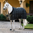 Horseware Ireland Rhino 100g Stable Rug #colour_black-grey-white-check-grey