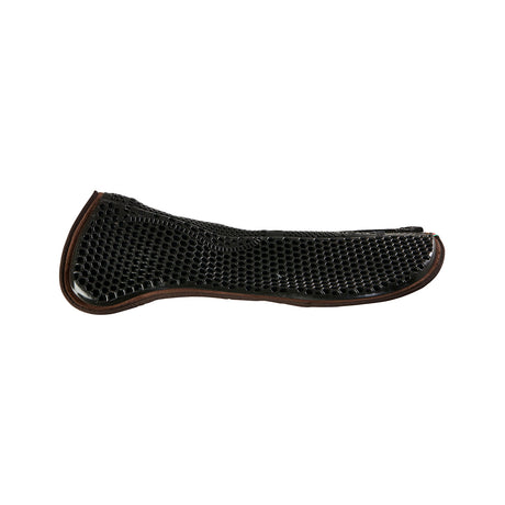 Acavallo Gel Ns Hexagonal Microfleece Flat #colour_black-brown