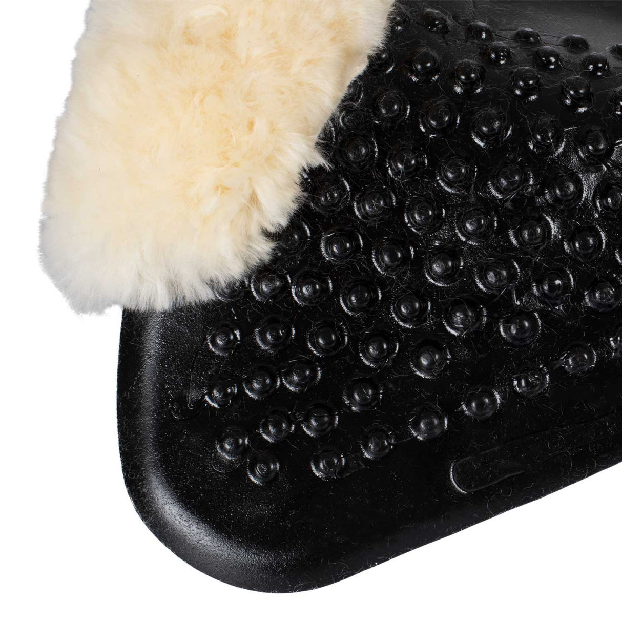 Acavallo Gel NS-S Massage-S Cut-Out Flat #colour_black-natural