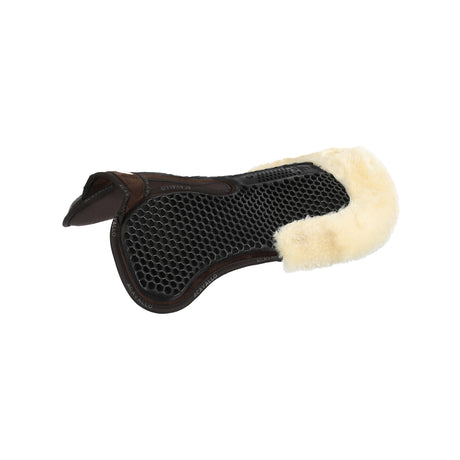 Acavallo Pad Mf-S Wfs Suede Rear Sheepskin Hexagonal Gel Flat #colour_brown-natural