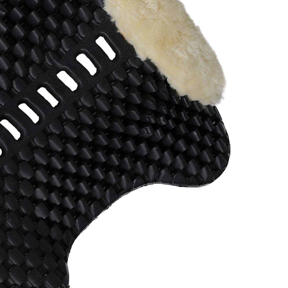 Acavallo Pad Piuma-FS Respira-FS Cut-Out Eva Front Riser #colour_natural