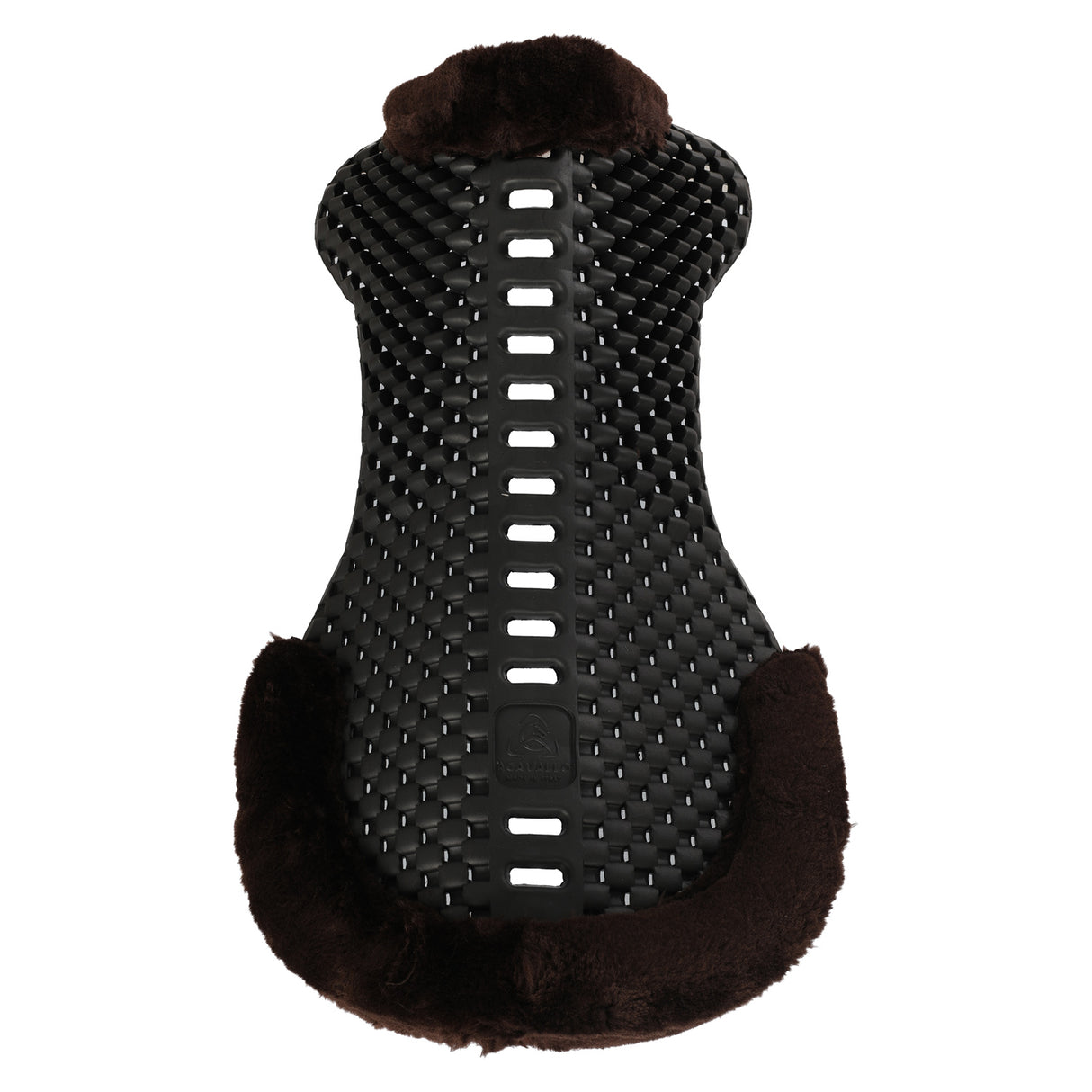 Acavallo Pad Piuma-FS Respira-FS Cut-Out Eva Front Riser #colour_brown
