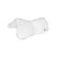 Acavallo Pad MF HPS CW-CS Suede Front Riser #colour_white