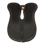 Acavallo Pad MF WFS Suede Hexagonal Gel Front Riser #colour_brown