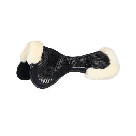 Acavallo Pad Mf-S Jccs-S Cw-Cs Suede Cut-Out Sheepskin Gel Grip Flat
#colour_black-natural