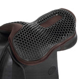 Acavallo Ortho-Coccyx Seat Saver Jumping Hexagonal Gel-Out Dri-Lex 20mm "Offer" #colour_brown