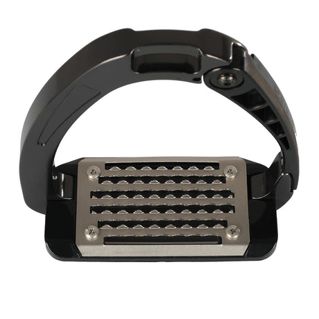 Acavallo Arena Alupro Stirrups #colour_charcoal