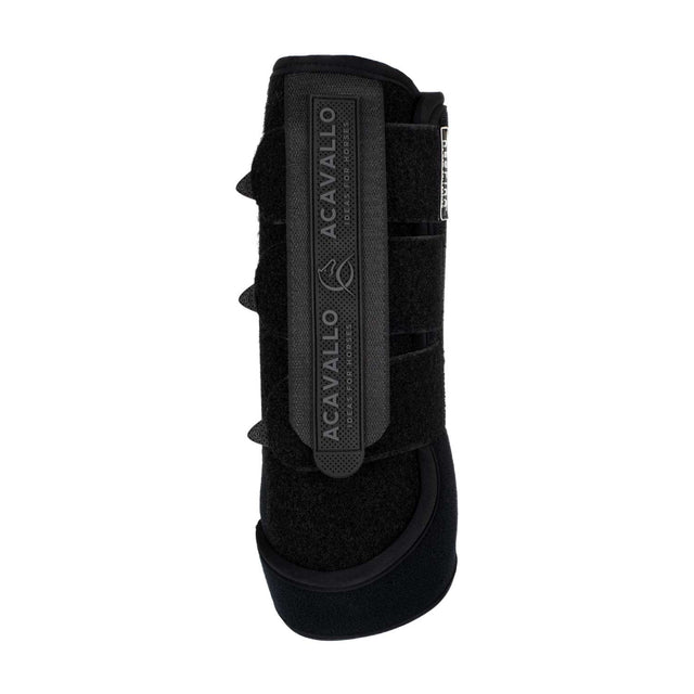 Acavallo Respira Hind Boots Neoprene Classic Gel #colour_black