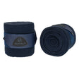 Acavallo Fleece Exercise Bandages Hook-And-Loop Closure Fastening #colour_blue