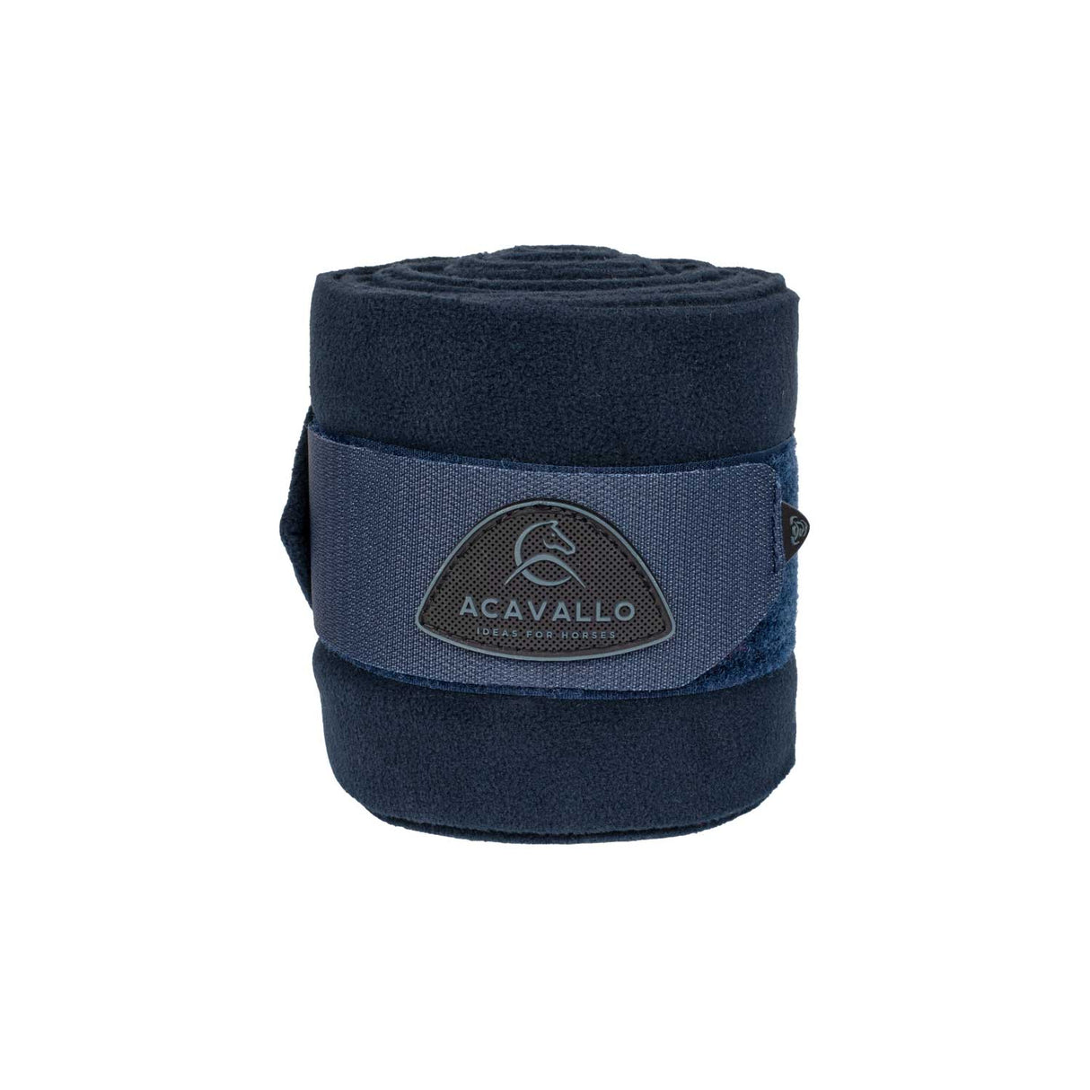 Acavallo Fleece Exercise Bandages Hook-And-Loop Closure Fastening #colour_blue