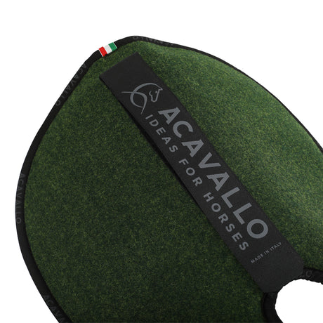 Acavallo Piuma Pad WFS Pocket Double Felt Flat #colour_green